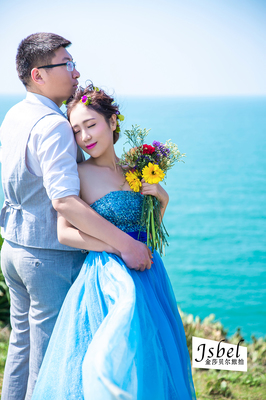 近年来,越来越多的人到北海拍海景旅行婚纱照!